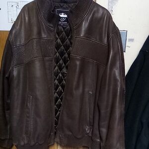 Vintage Phat Farm Leather Jacket